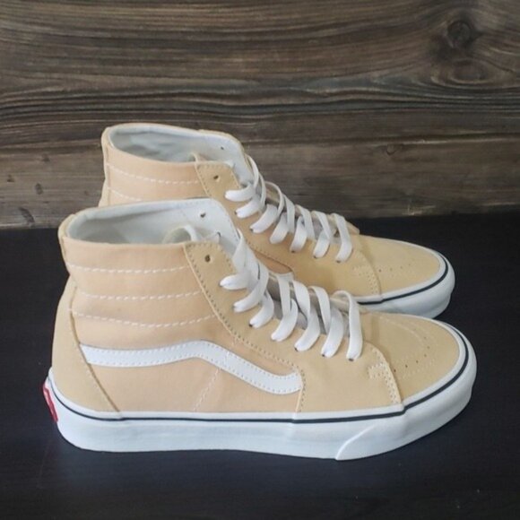 New Vans Sk8 Hi Womens Color Theory Honey Peach High Top Sneakers Size 7 Skater - Picture 5 of 10